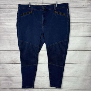 Seven 7‎ x Melissa McCarthy Pencil Dark Wash Jeans women's 26W